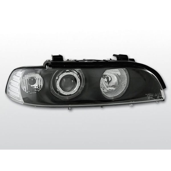 Fari Angel Eyes BMW Serie 5 E39 95-03 Neri