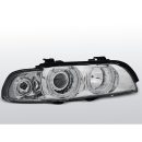 Fari Angel Eyes BMW Serie 5 E39 95-03 Chrome