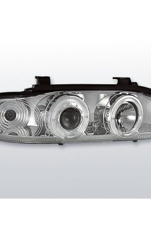 Fari Angel Eyes BMW Serie 5 E39 95-03 Chrome