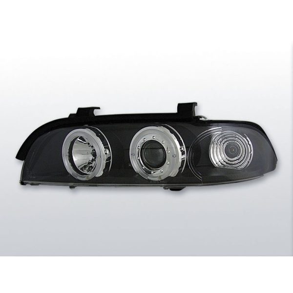 Fari Angel Eyes BMW Serie 5 E39 95-03 Neri