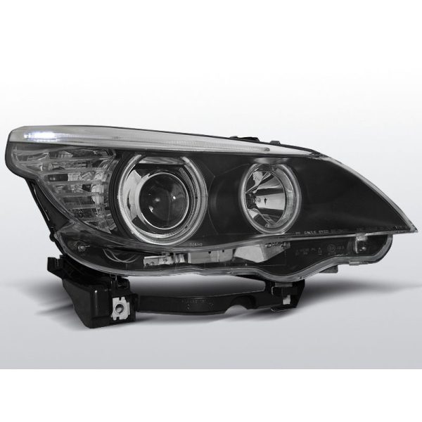 Fari CCFL Angel Eyes BMW Serie 5 E60 / E61 03-07 Neri