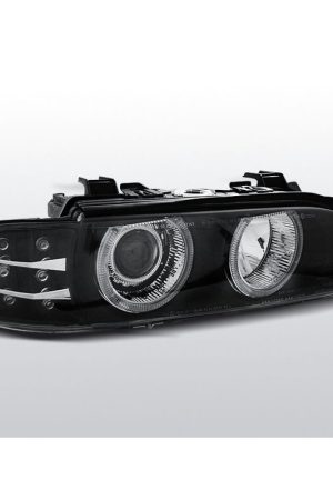 Fari Angel Eyes BMW Serie 5 E39 95-03 Neri