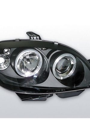 Fari Angel Eyes Citroen Saxo 99-03 Neri