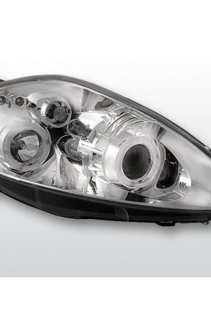 Fari Angel Eyes Fiat Grande Punto 05-09 Chrome