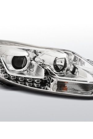 Fari Led stile luce diurna Ford Focus MK3 10-14 Chrome