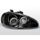 Coppia di fari Angel Eyes Mazda MX3 91-98 Neri