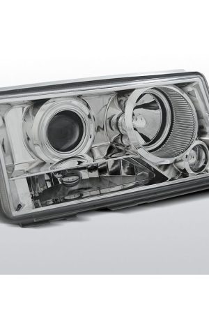 Coppia di fari Design Mercedes W201 (190) 82-93 Chrome