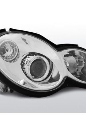 Coppia di fari Design Mercedes Classe C CL203 00-04 Chrome