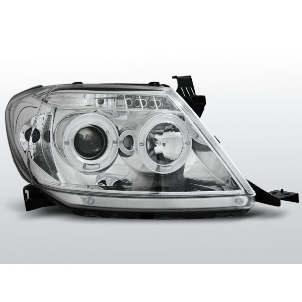 Fari Angel Eyes Toyota Hilux 05-11 Chrome