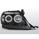 Fari Angel Eyes Toyota Hilux 05-11 Neri