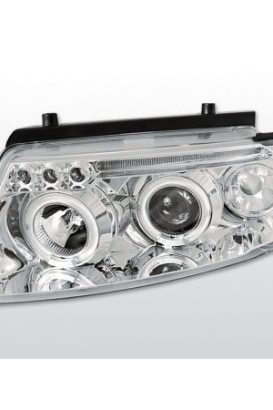 Fari Angel Eyes Volkswagen Passat B5 3B 96-00 Chrome