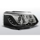 Coppia di fari a Led DRL vera luce diurna Volkswagen T5 10-15