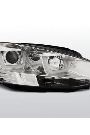 Coppia di fari DRL vera luce diurna Volkswagen Golf VII 12 Chrome