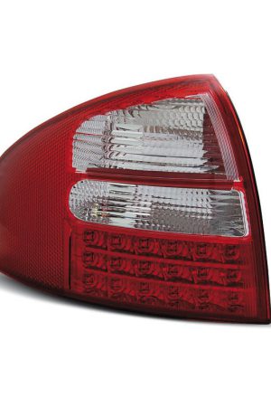 Coppia fari Led posteriori Audi A6 C5 97-04 berlina Rossi e Bianchi