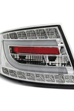 Coppia fari Led Bar posteriori Audi A6 C6 04-08 Chrome