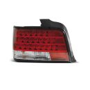 Coppia fari Led posteriori BMW Serie 3 E36 berlina 90-99 Rossi e Bianchi