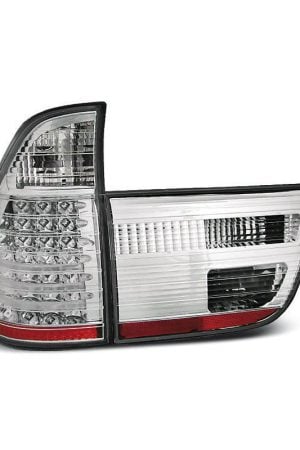 Coppia fari Led posteriori BMW X5 E53 99-03 Chrome