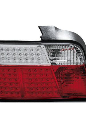 Coppia fari Led posteriori BMW Serie 3 E36 berlina 90-99 Rossi e Bianchi