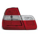 Coppia fari LED posteriori BMW Serie 3 E46 Berlina 98-01 Rossi e Bianchi