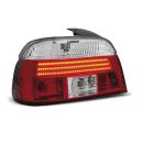 Coppia fari Led posteriori BMW Serie 5 E39 berlina 95-00 Rossi e Bianchi