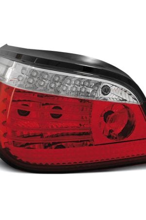 Coppia fari Led posteriori BMW Serie 5 E60 03-07 Rossi e Bianchi