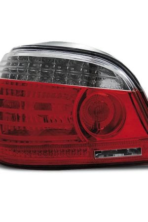 Coppia fari Led posteriori BMW Serie 5 E60 03-07 Rossi e Bianchi