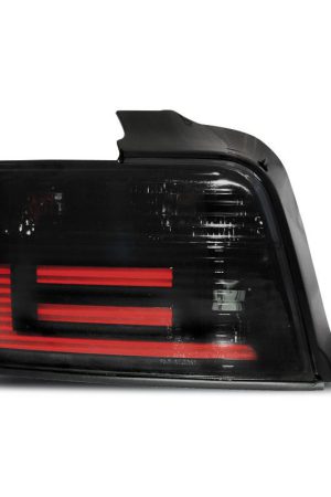 Coppia fari Led Bar posteriori BMW Serie 3 E36 berlina 90-99 Neri Fume