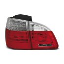 Coppia fari Led posteriori BMW Serie 5 E61 touring 04-07 Rossi e Bianchi