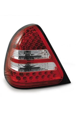 Coppia fari Led posteriori Mercedes Classe C W202 93-00 Rossi e Bianchi