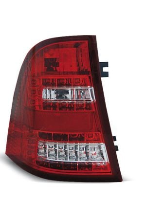 Coppia fari Led posteriori Mercedes Classe M W163 98-05 Rossi e Bianchi