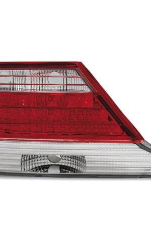 Coppia fari Led posteriori Mercedes Classe S W140 95-98 Rossi e Bianchi