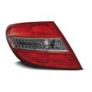 Coppia fari Led posteriori Mercedes Classe C W204 berlina 07-10 Rossi e Fume