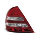 Coppia fari Led posteriori Mercedes Classe C W203 berlina 04-07 Rossi e Bianchi