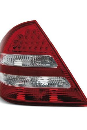 Coppia fari Led posteriori Mercedes Classe C W203 berlina 04-07 Rossi e Bianchi