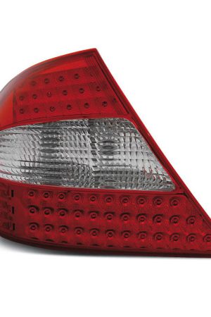 Coppia fari Led posteriori Mercedes Clk W209 Cabrio & Coupe 03-10 Rossi e Bianchi