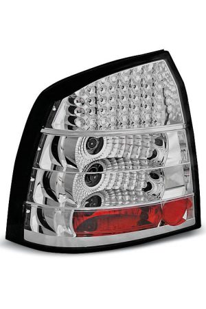 Coppia fari Led posteriori Opel Astra G HB 97-04 Chrome