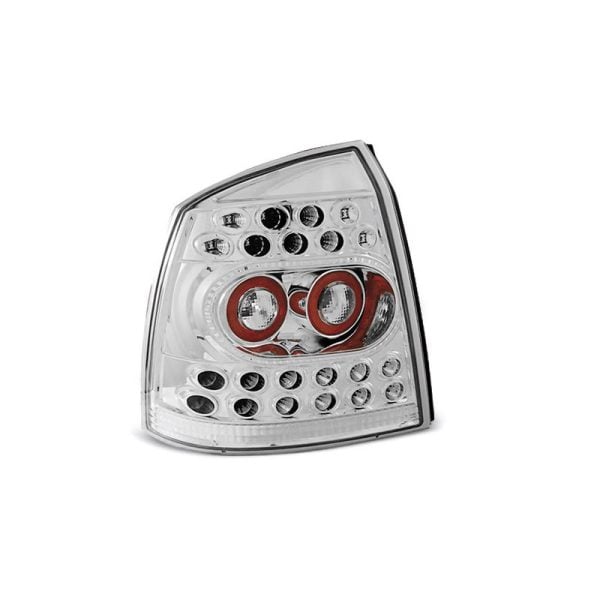 Coppia fari Led posteriori Opel Astra G HB 97-04 Chrome