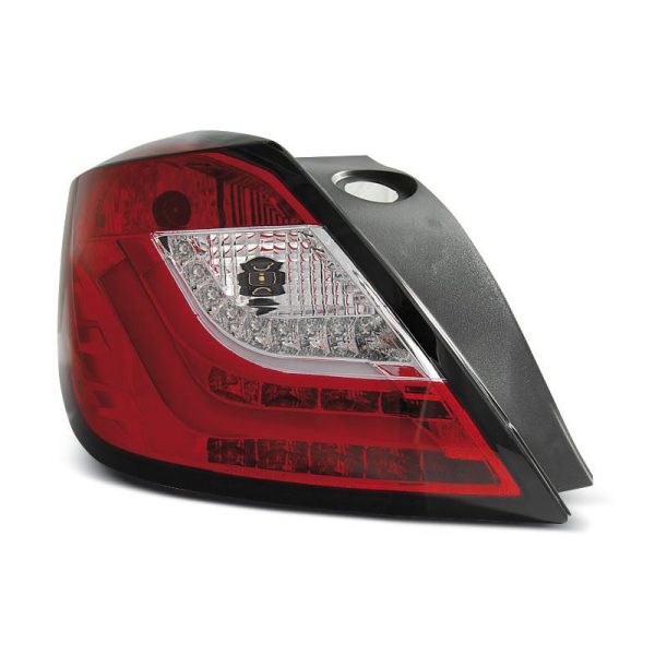 Coppia fari Led Bar posteriori Opel Astra H GTC 3p. 04-09 Rossi e Bianchi