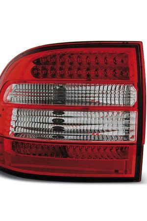 Coppia fari Led posteriori Porsche Cayenne 02-06 Rossi e Bianchi