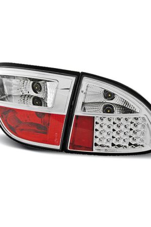 Coppia fari Led posteriori Seat Leon 99-04 Chrome