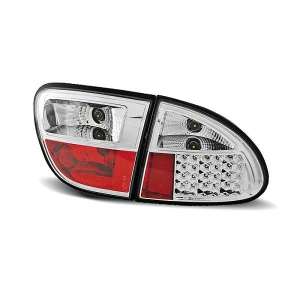 Coppia fari Led posteriori Seat Leon 99-04 Chrome