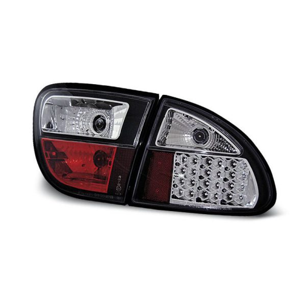 Coppia fari Led posteriori Seat Leon 99-04 Neri