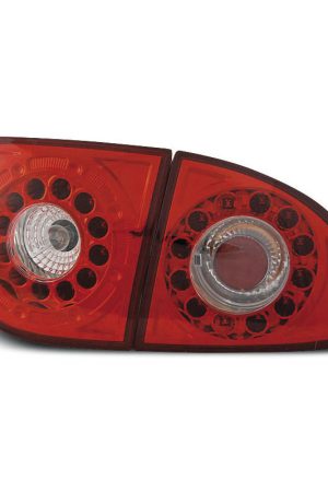 Coppia fari Led posteriori Seat Leon 99-04 Rossi e Bianchi