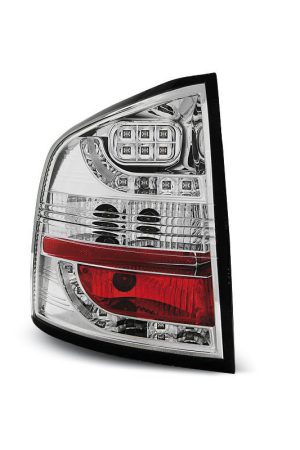 Coppia fari Led posteriori Skoda Octavia II station 04- Chrome