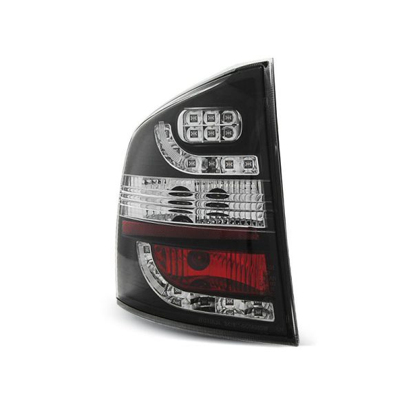 Coppia fari Led posteriori Skoda Octavia II station 04- Neri