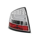 Coppia fari Led Bar posteriori Skoda Octavia II berlina 04- Chrome