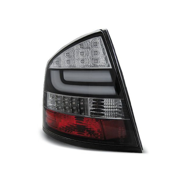 Coppia fari Led Bar posteriori Skoda Octavia II berlina 04- Neri