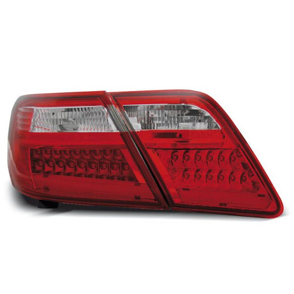 Coppia fari Led posteriori Toyota Camry 6 XV40 06-09 Rossi e Bianchi