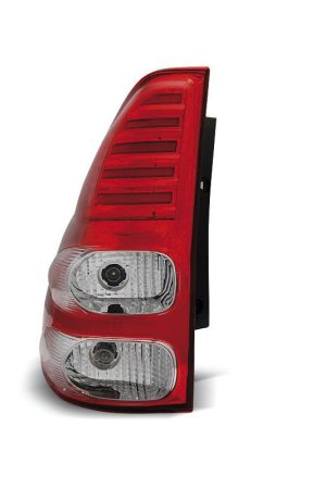 Coppia fari Led posteriori Toyota Land Cruiser 120 03-09 Rossi e Bianchi