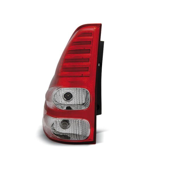 Coppia fari Led posteriori Toyota Land Cruiser 120 03-09 Rossi e Bianchi